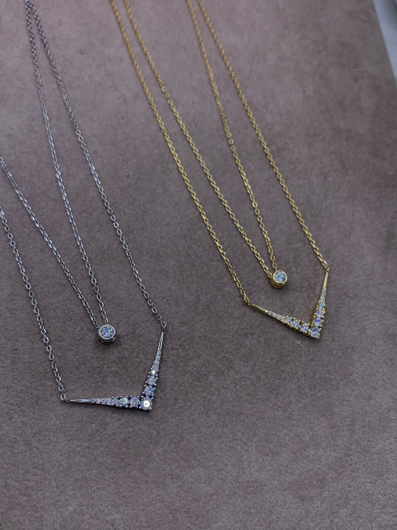 Collana eleganza doppio filo