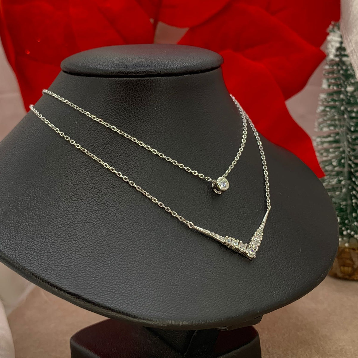 Collana eleganza doppio filo