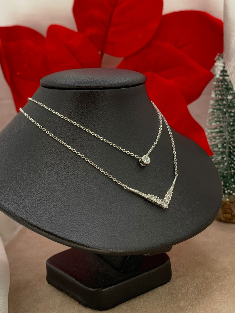 Collana eleganza doppio filo