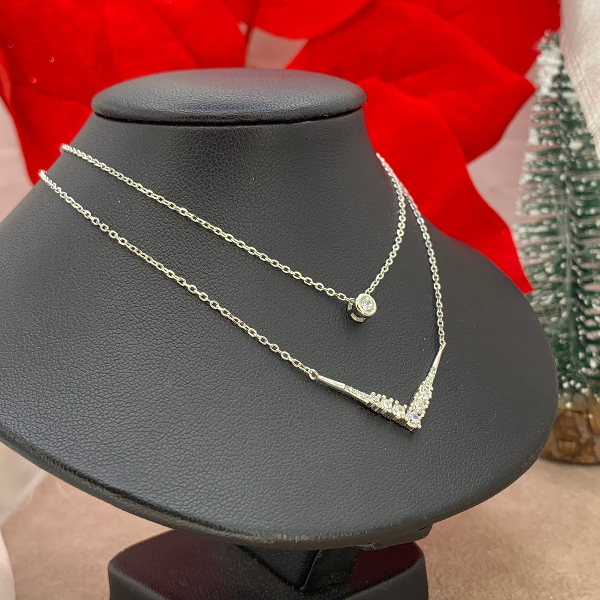 Collana eleganza doppio filo