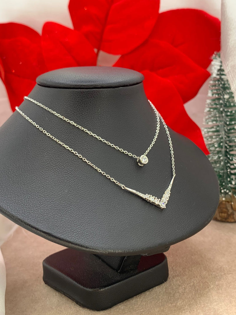 Collana eleganza doppio filo