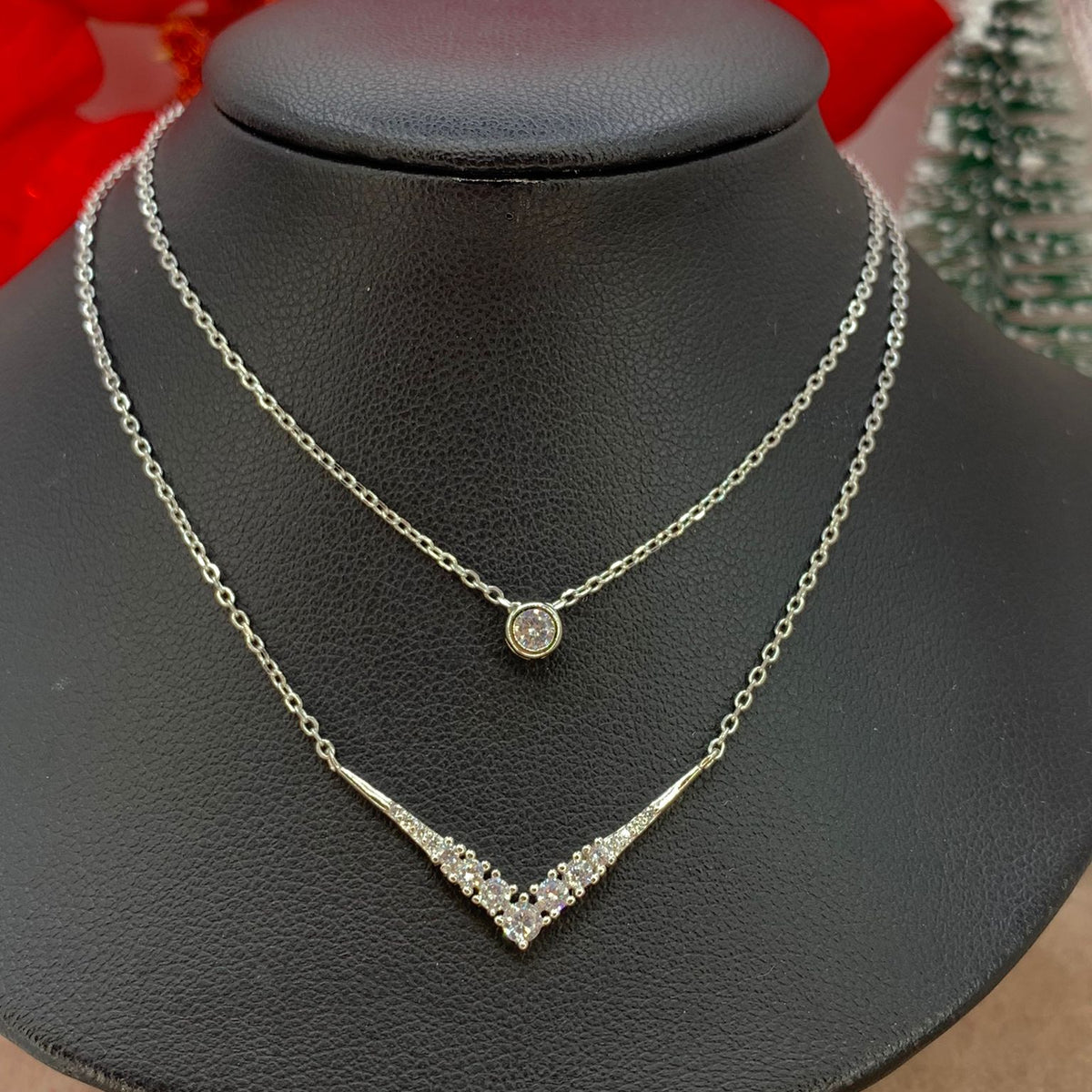Collana eleganza doppio filo