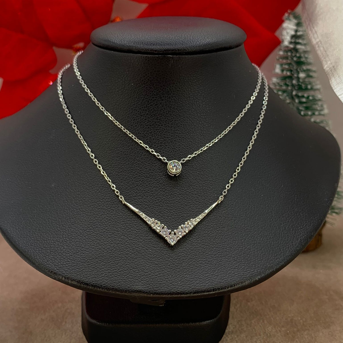 Collana eleganza doppio filo