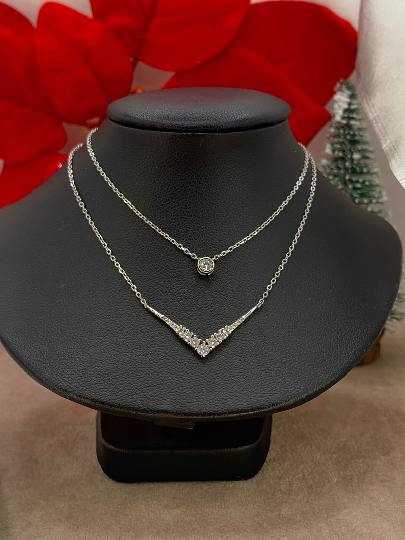 Collana eleganza doppio filo