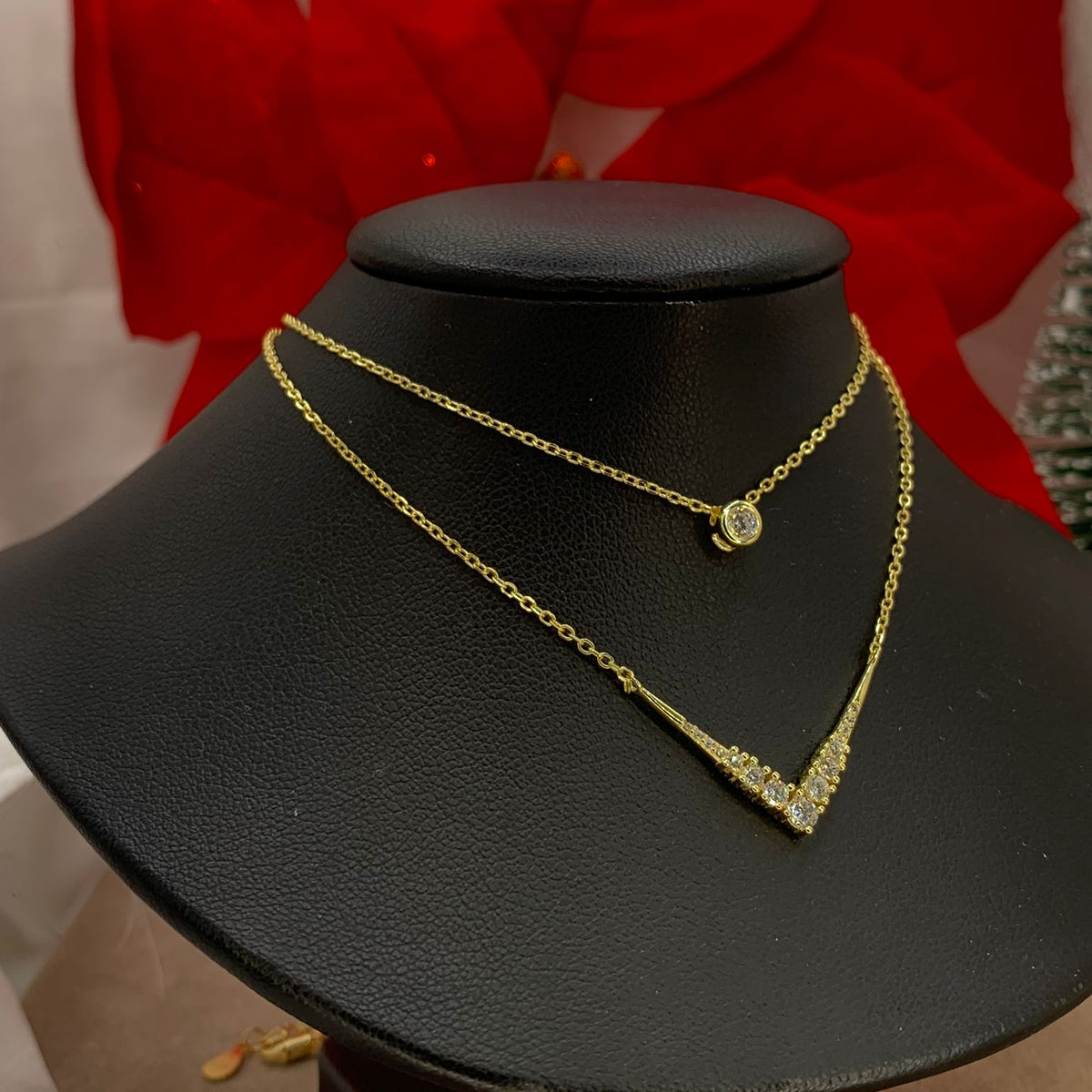 Collana eleganza doppio filo