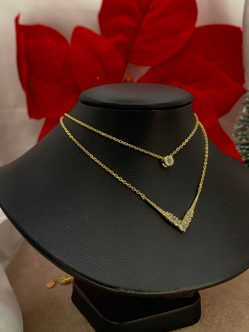 Collana eleganza doppio filo