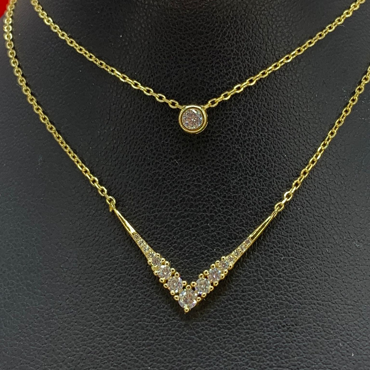 Collana eleganza doppio filo