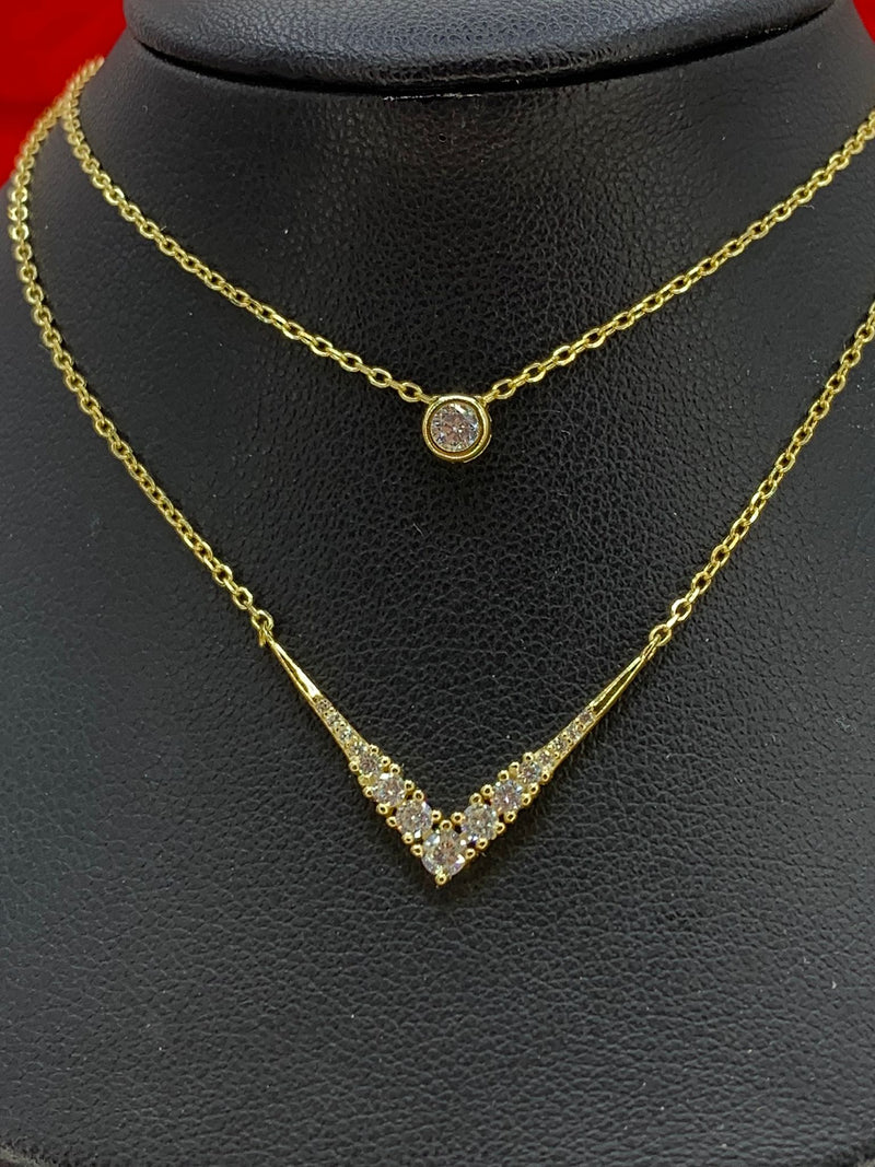 Collana eleganza doppio filo