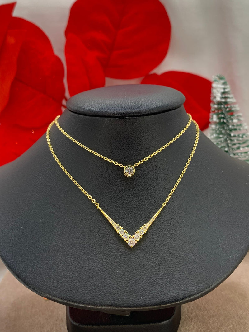 Collana eleganza doppio filo