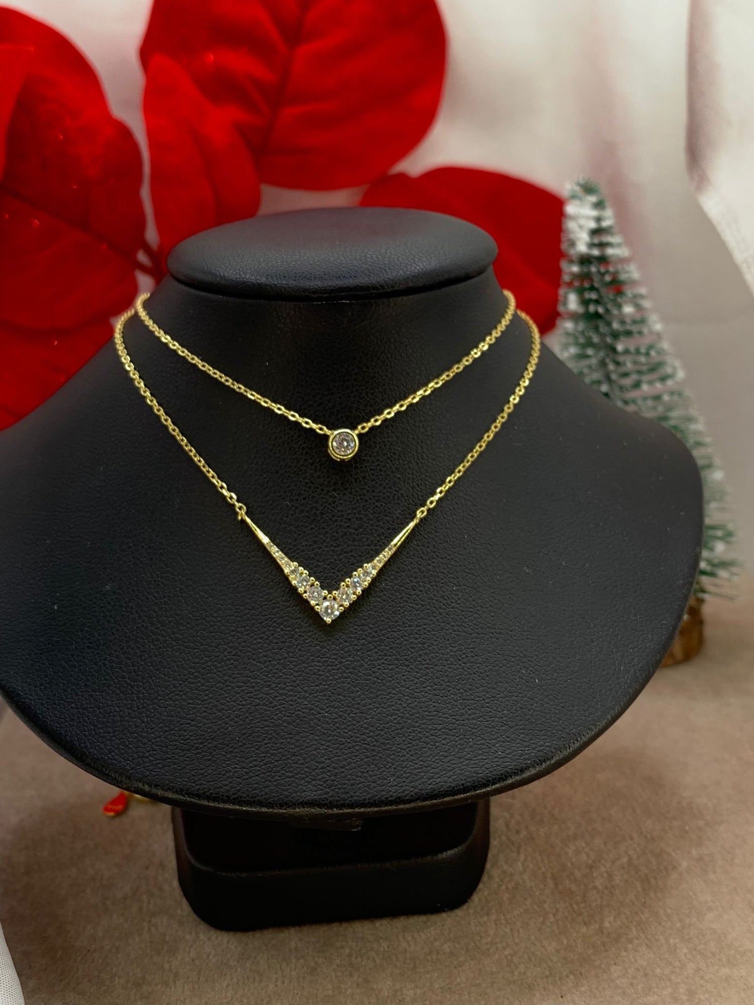 Collana eleganza doppio filo