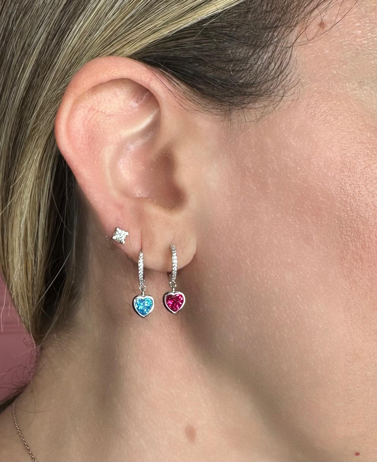 Orecchini cuore swarovsky
