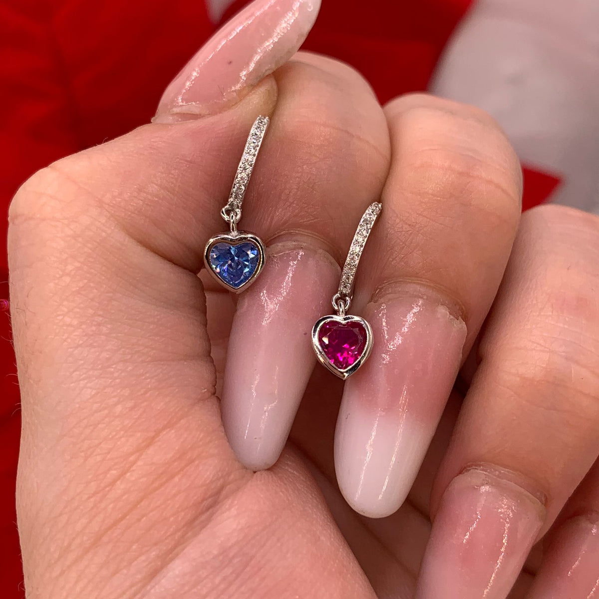 Orecchini cuore swarovsky