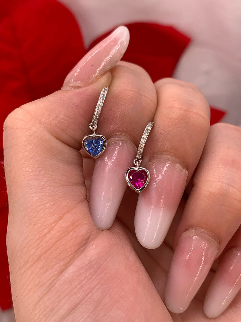 Orecchini cuore swarovsky