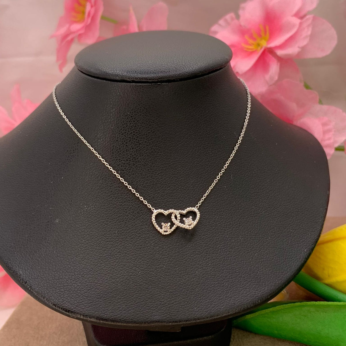 Collana doppio cuore
