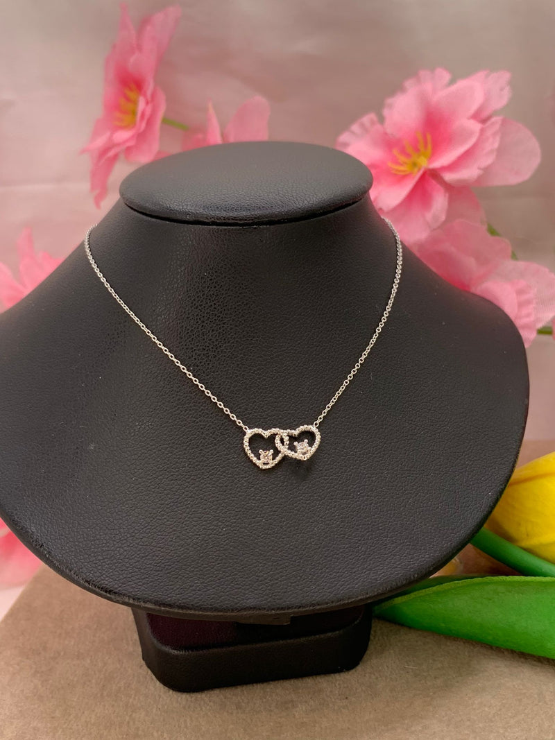 Collana doppio cuore