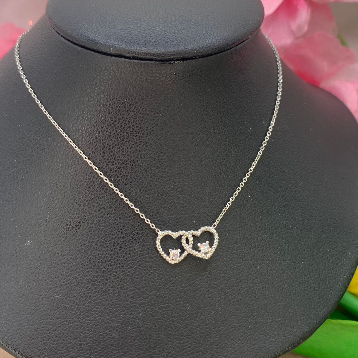 Collana doppio cuore