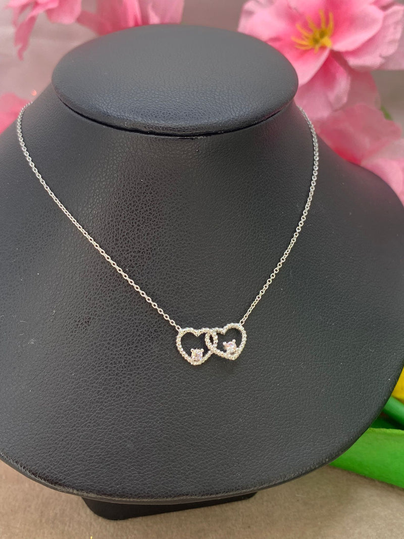 Collana doppio cuore