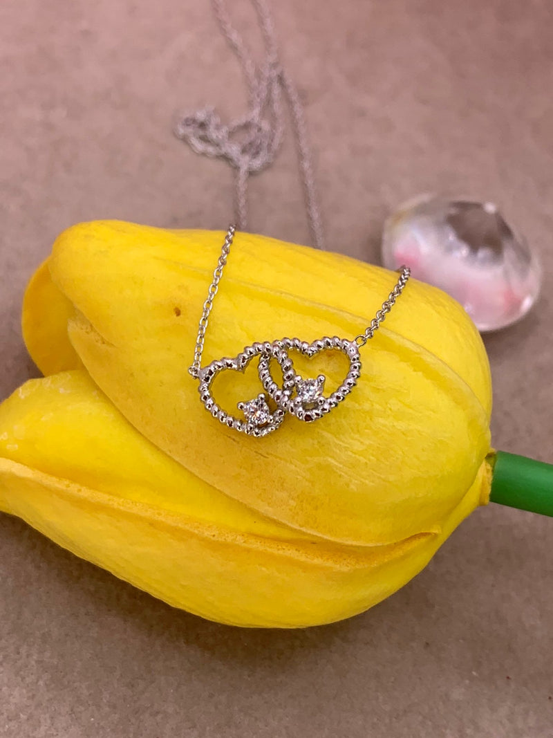 Collana doppio cuore
