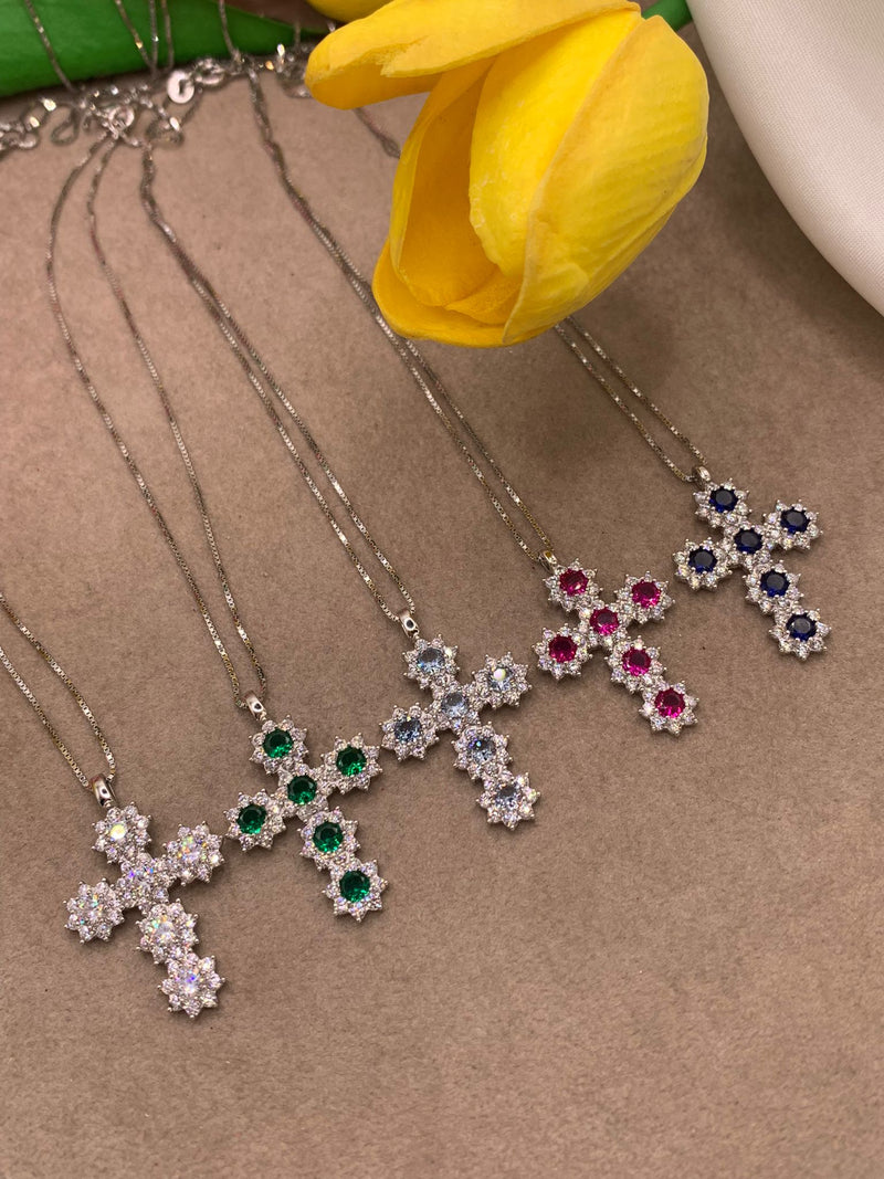 Collana croce delya