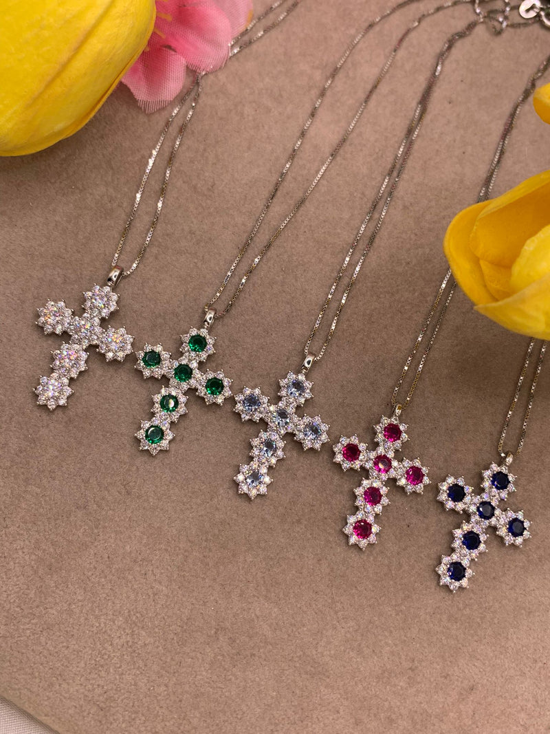 Collana croce delya