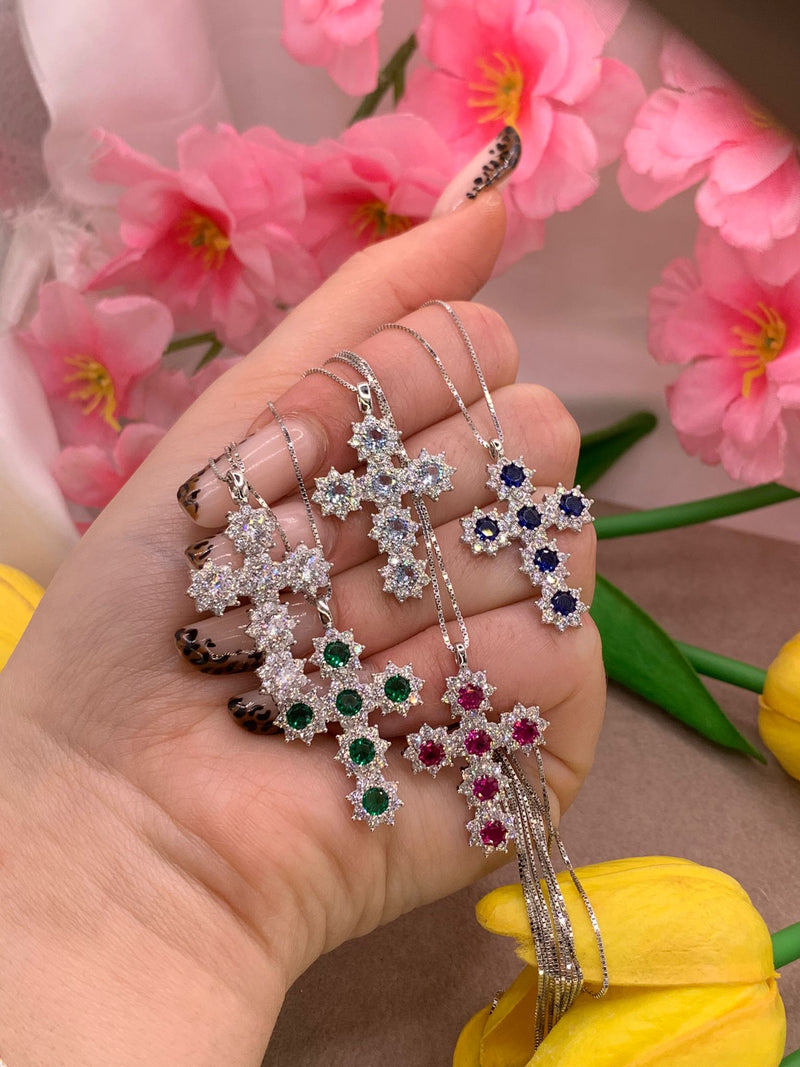 Collana croce delya
