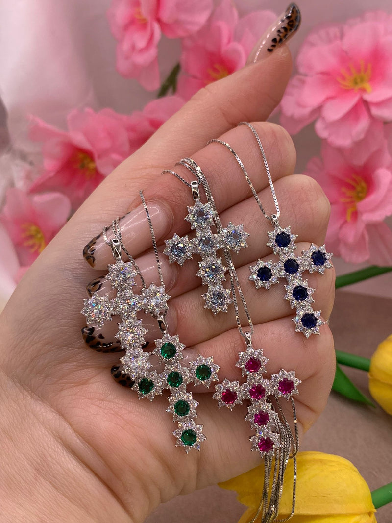 Collana croce delya