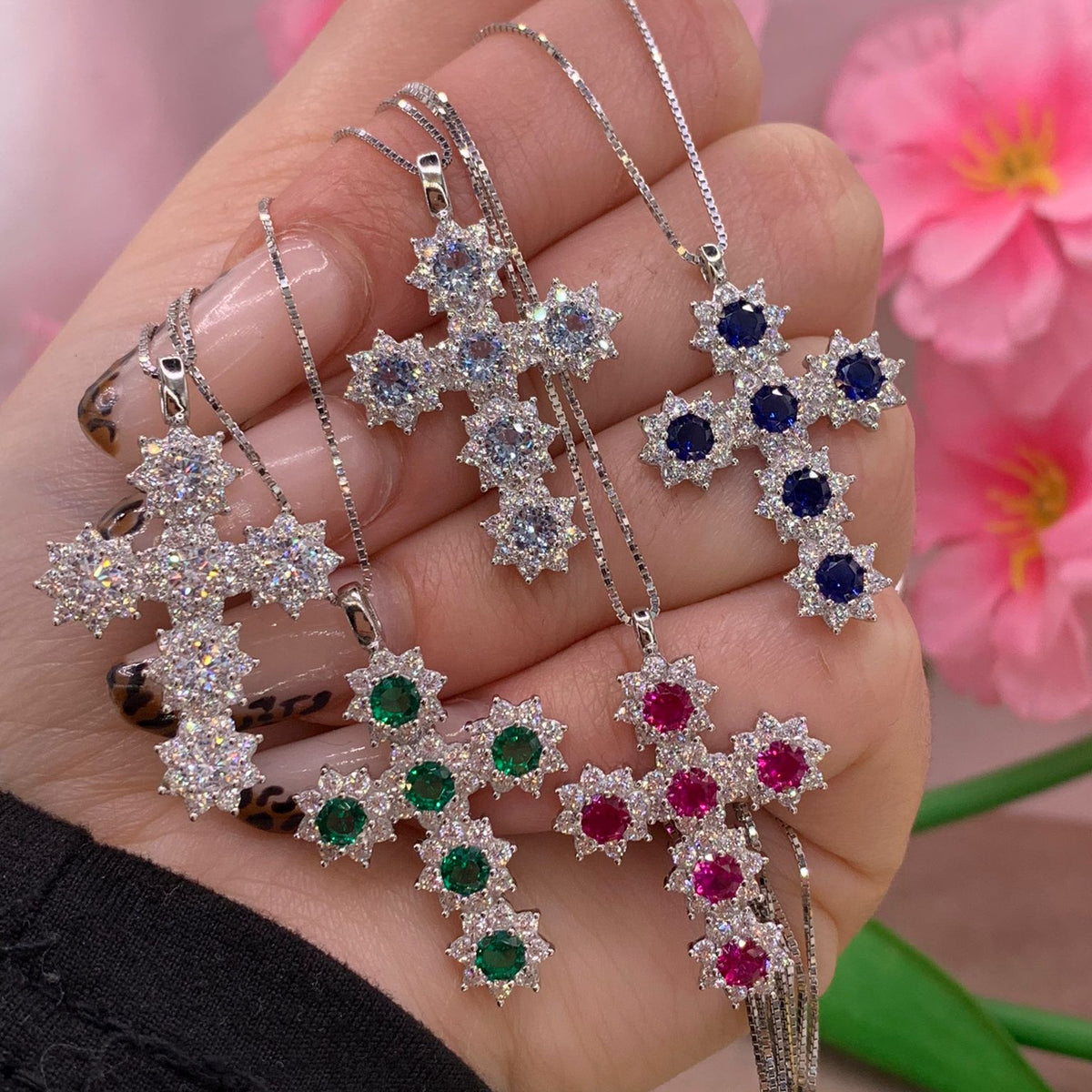 Collana croce delya
