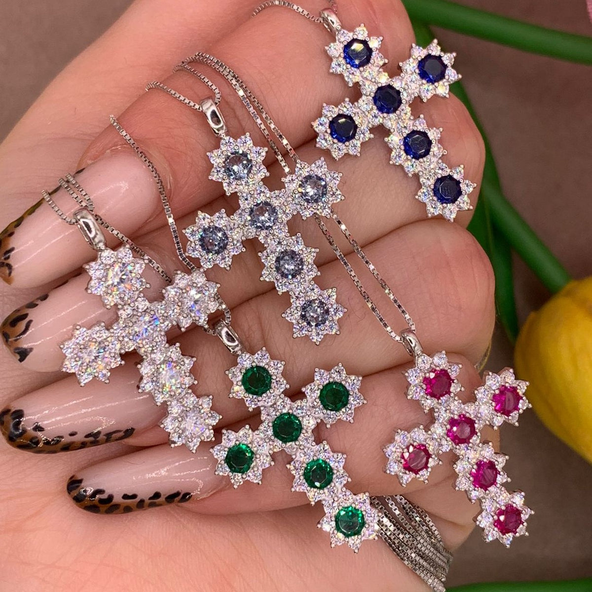 Collana croce delya