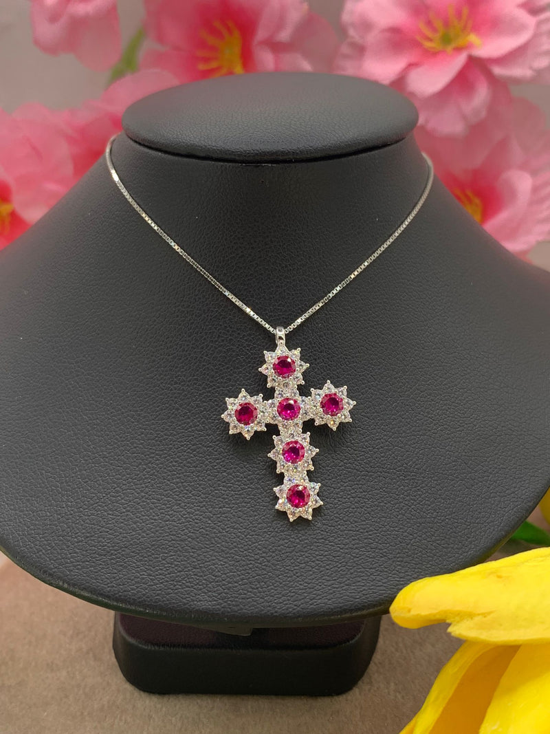 Collana croce delya