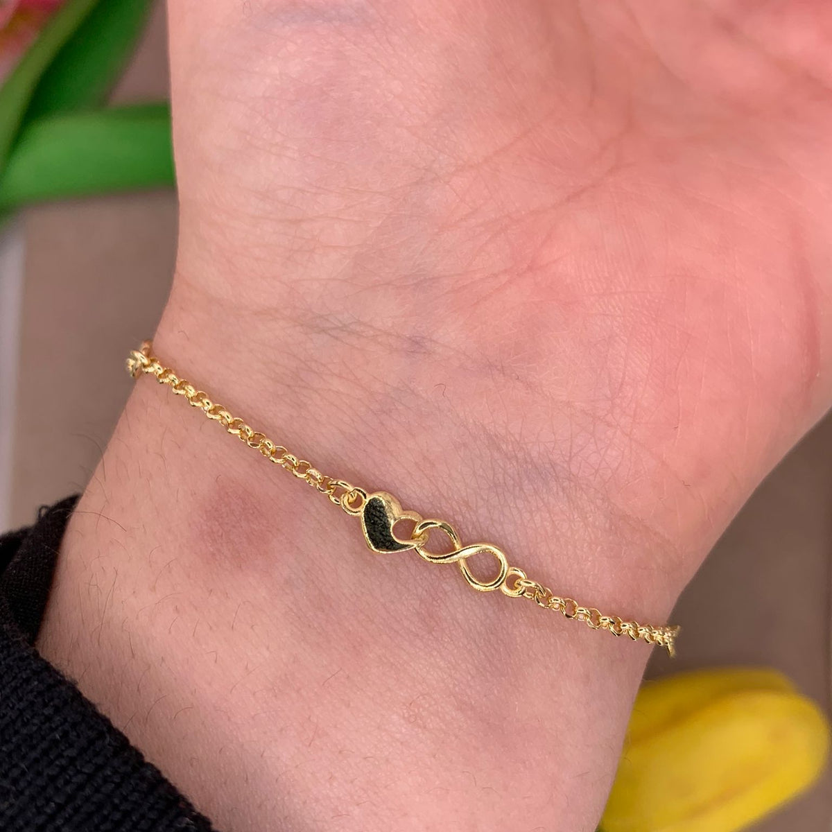Bracciale infinity love