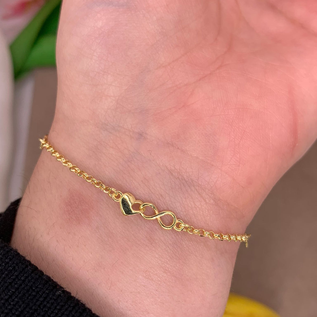Bracciale infinity love