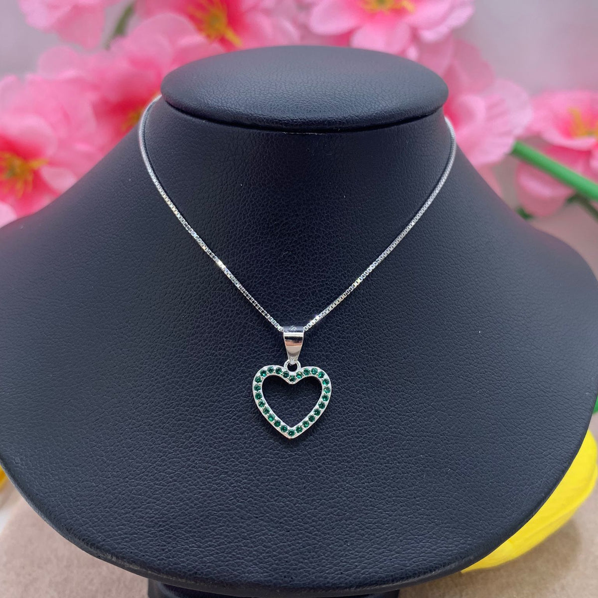 Collana cuoricino open
