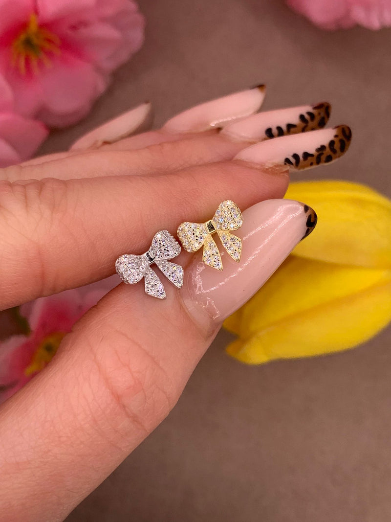 Orecchini baby fiocco