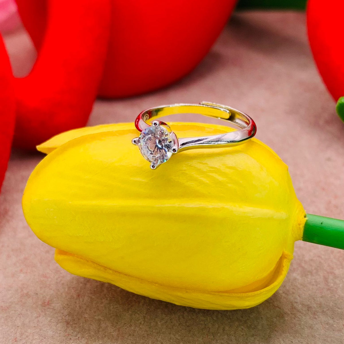 Anello Solitario 6mm