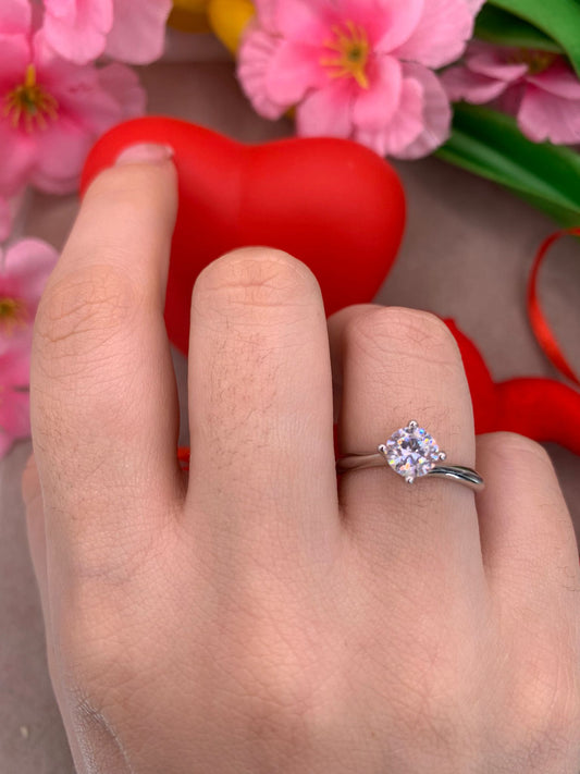 Anello Solitario 6mm