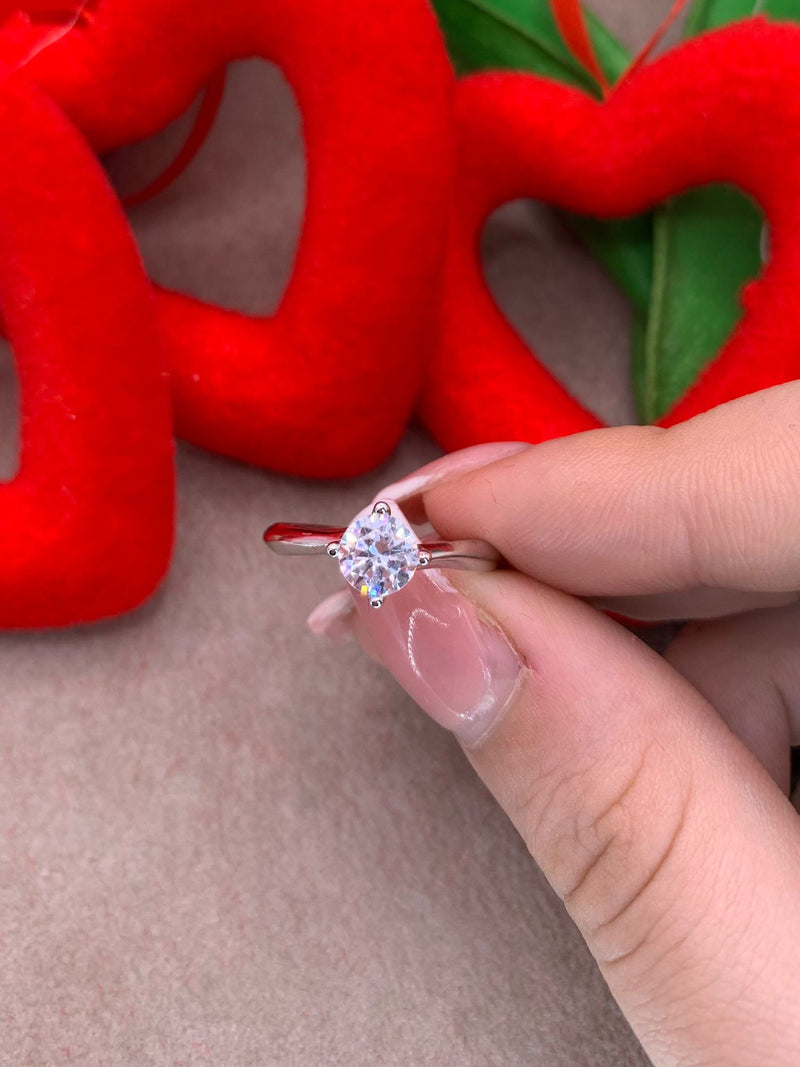 Anello Solitario 6mm