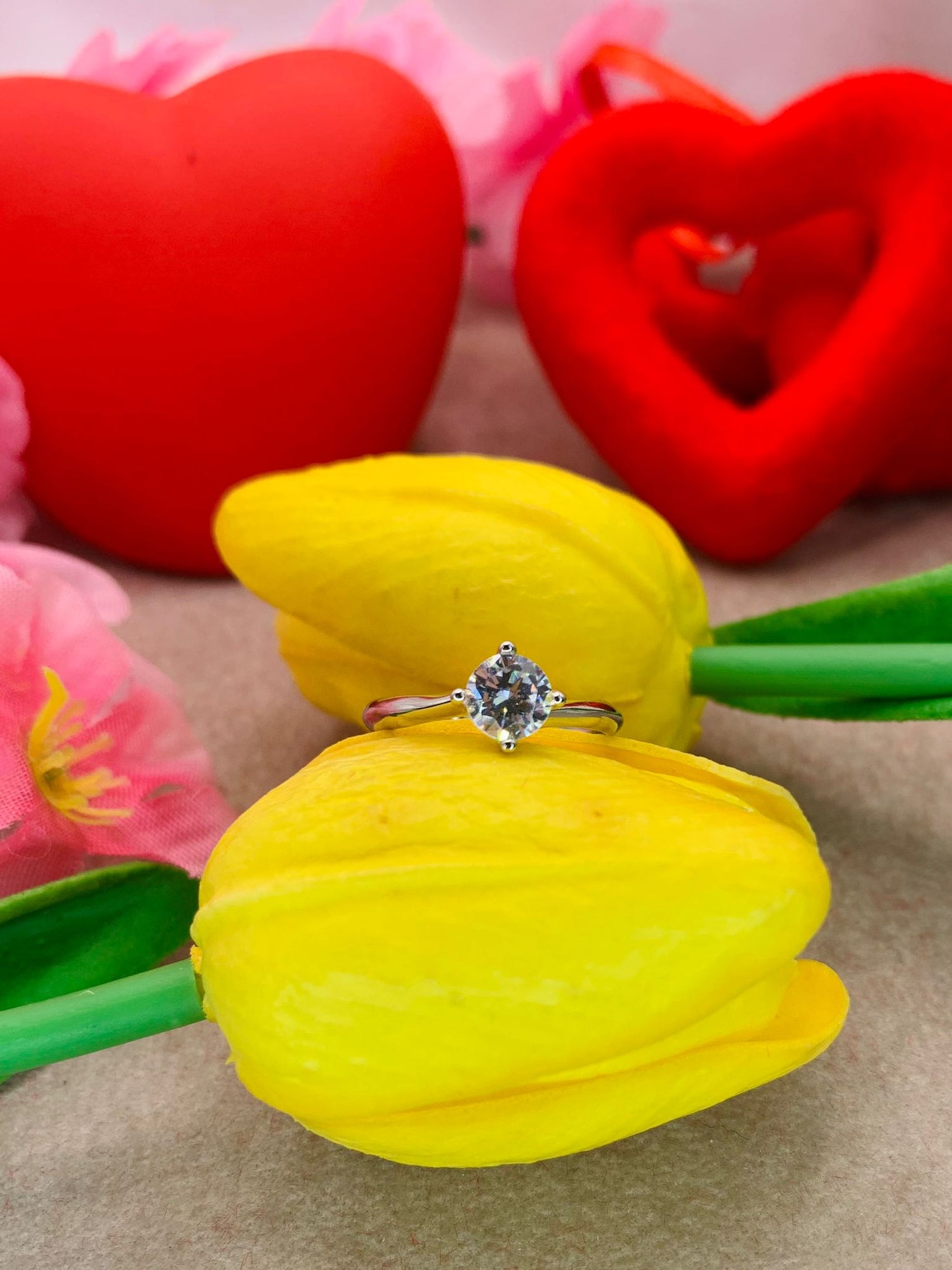 Anello Solitario 6mm