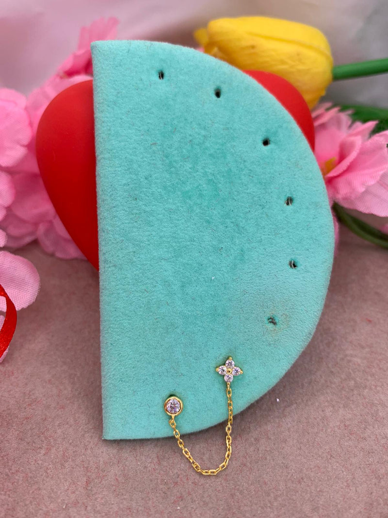 Orecchino  Flower punto luce