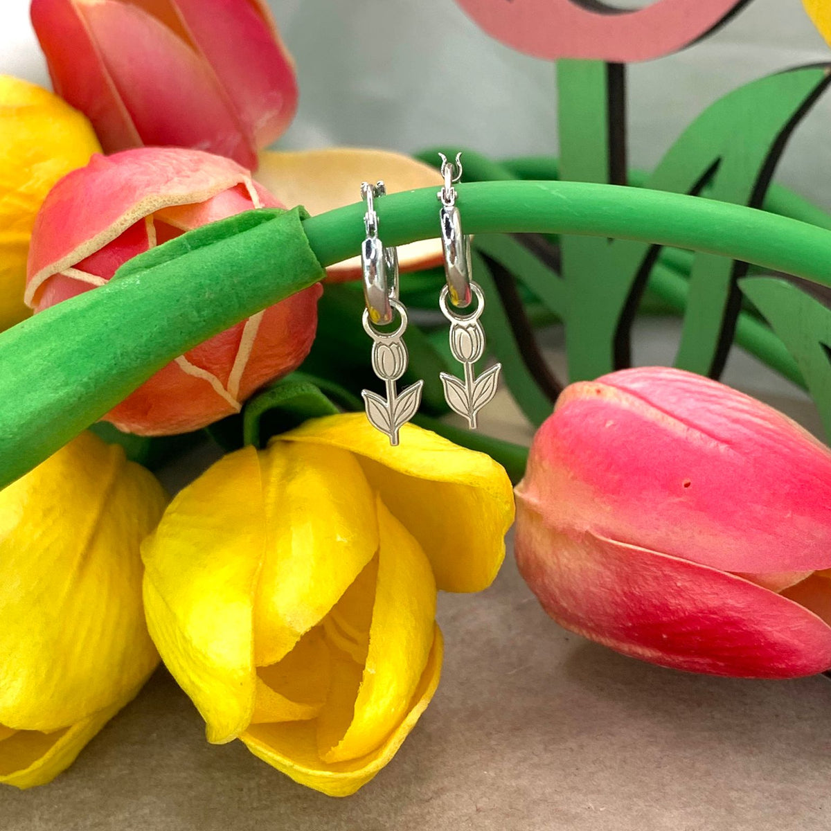 Orecchini tulip