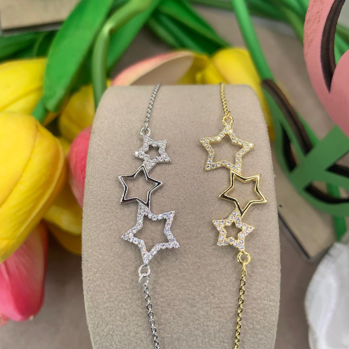 Bracciale tris stars