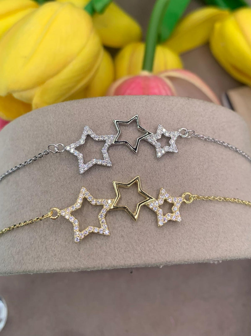 Bracciale tris stars