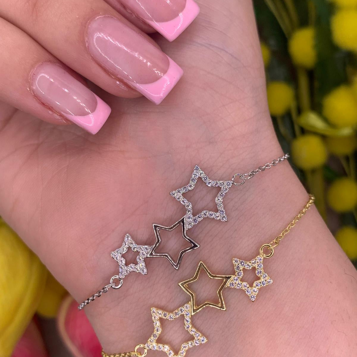 Bracciale tris stars