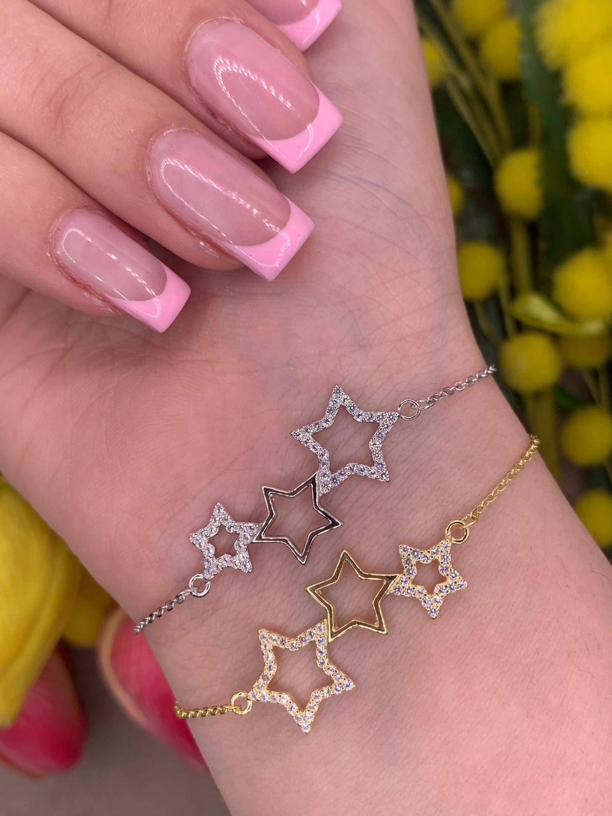 Bracciale tris stars