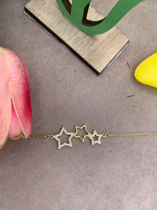 Bracciale tris stars