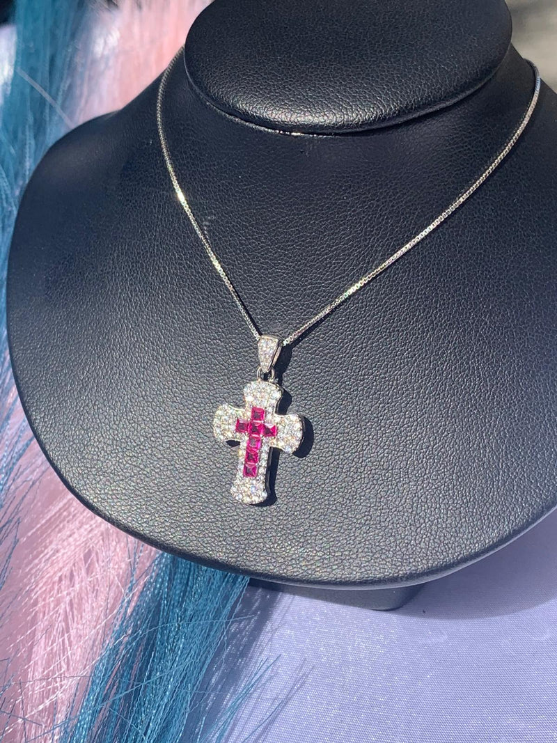 Collana croce Tiffany