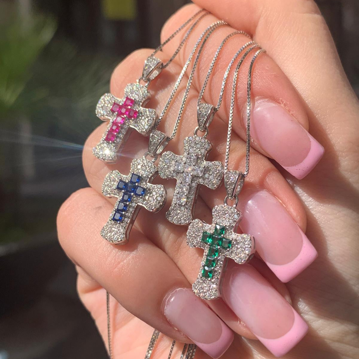 Collana croce Tiffany