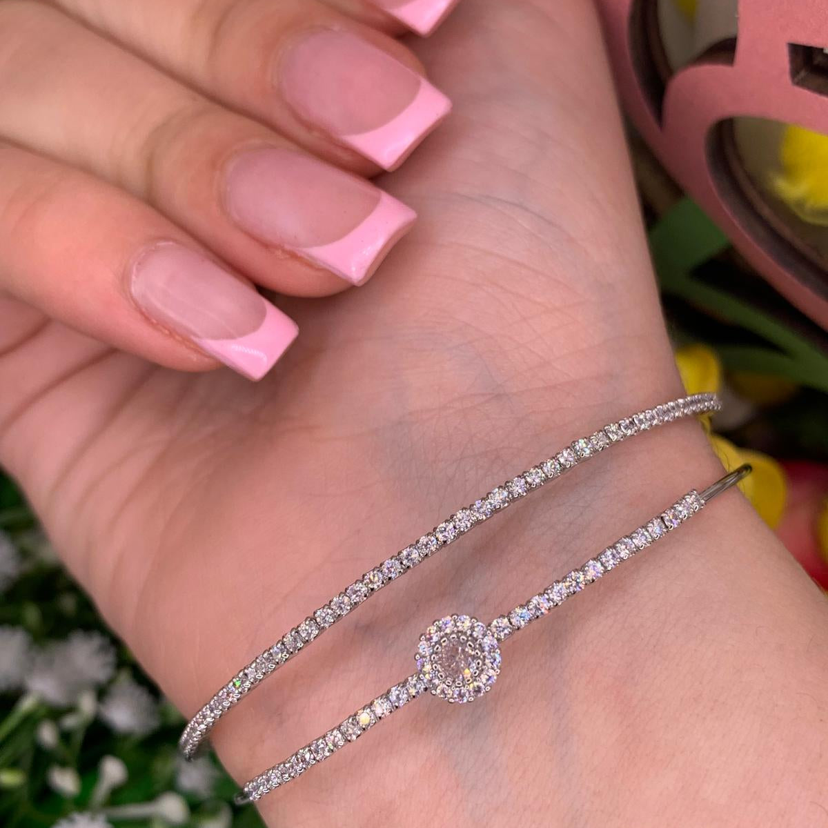 Bracciale puntoluce acciaio