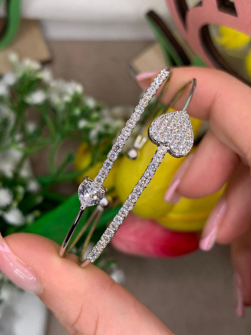 Bracciale cuore-freccia acciaio