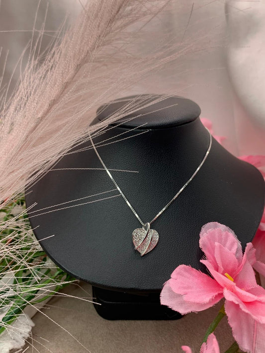 Collana Cuore Graffiato