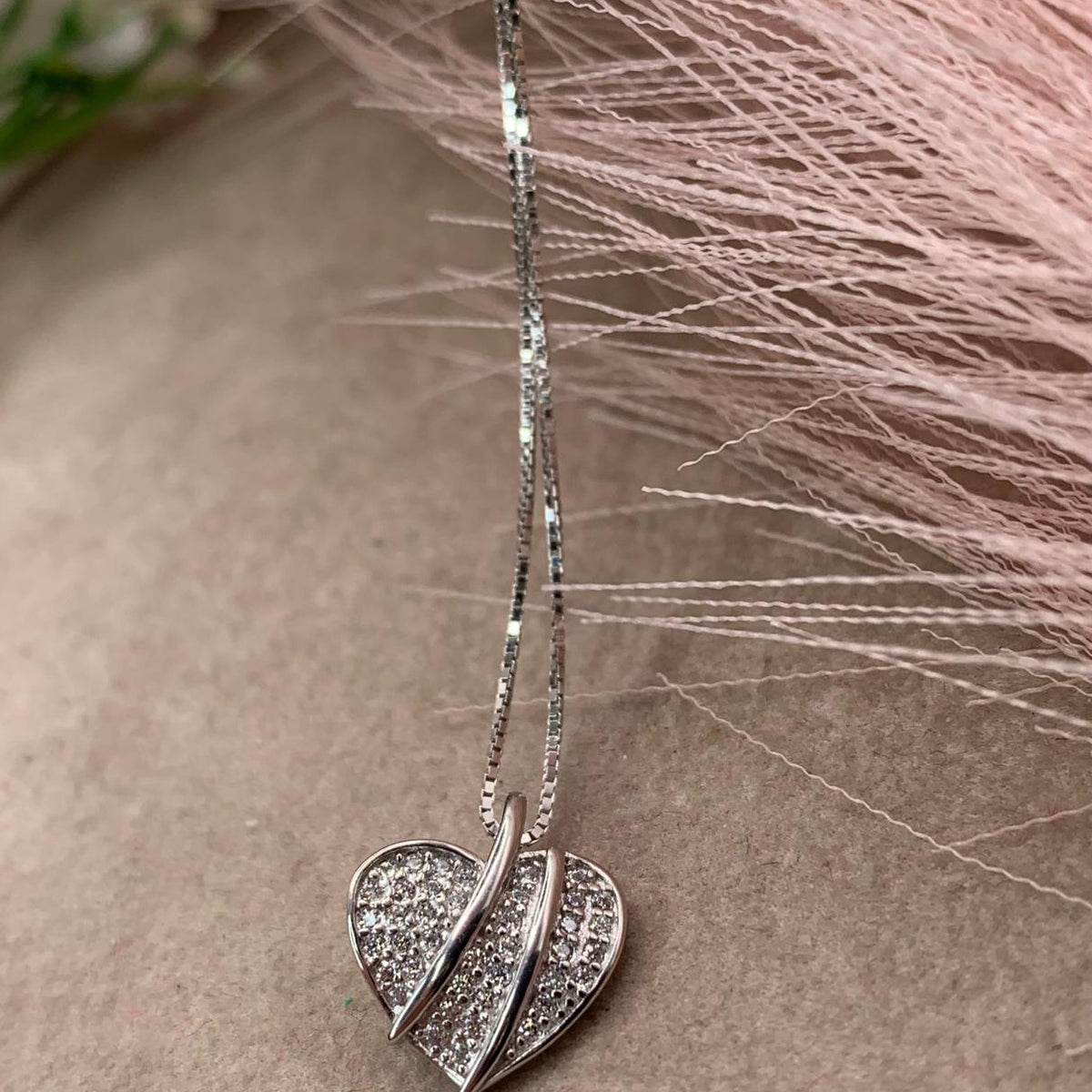 Collana Cuore Graffiato